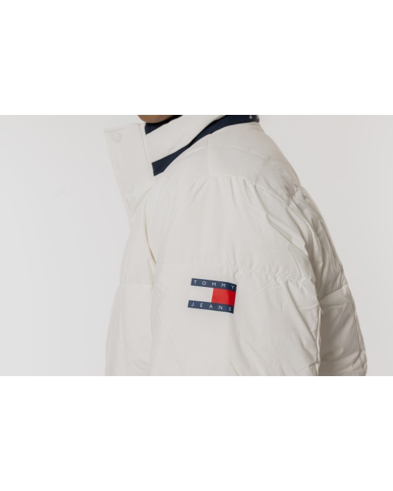 Μπουφάν Tommy Jeans άσπρο ΜΠΟΥΦΑΝ