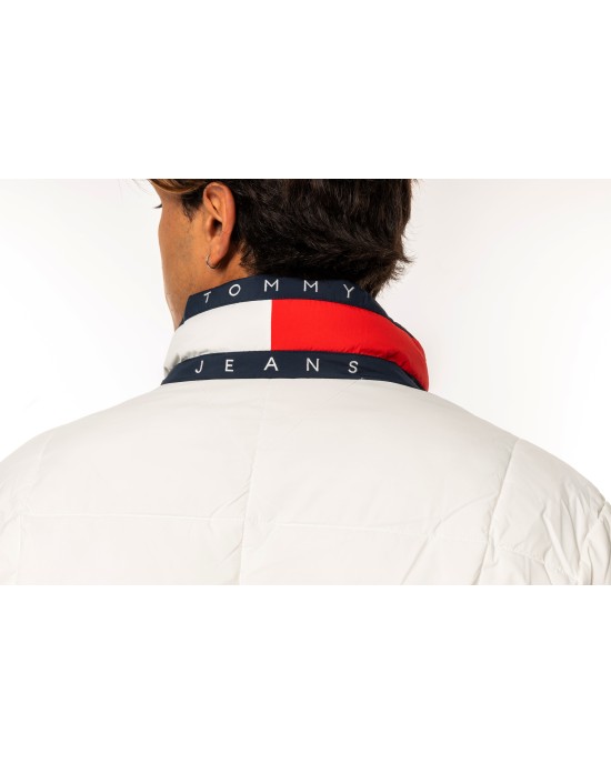 Μπουφάν Tommy Jeans άσπρο ΜΠΟΥΦΑΝ