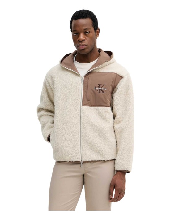 Μπουφάν Calvin Klein μπεζ ΜΠΟΥΦΑΝ ΠΑΡΚΑ