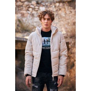 Μπουφάν Jack n Jones μπεζ