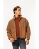 Μπουφάν Tommy Jeans καφέ ΜΠΟΥΦΑΝ
