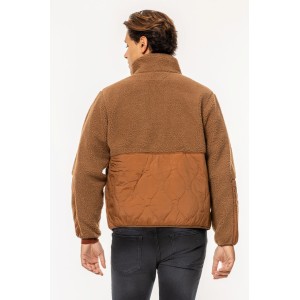 Μπουφάν Tommy Jeans καφέ