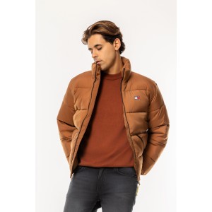 Μπουφάν Tommy Jeans καφέ Μπουφάν Tommy Jeans καφέ