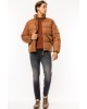 Μπουφάν Tommy Jeans καφέ ΜΠΟΥΦΑΝ