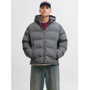 Μπουφάν Jack n Jones γκρι