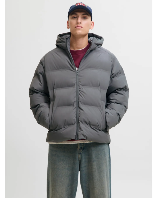 Μπουφάν Jack n Jones γκρι ΜΠΟΥΦΑΝ