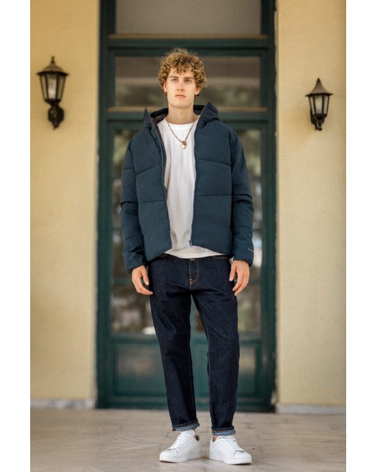 Μπουφάν Jack n Jones μπλε ΜΠΟΥΦΑΝ