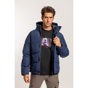 Μπουφάν Jack n Jones μπλε