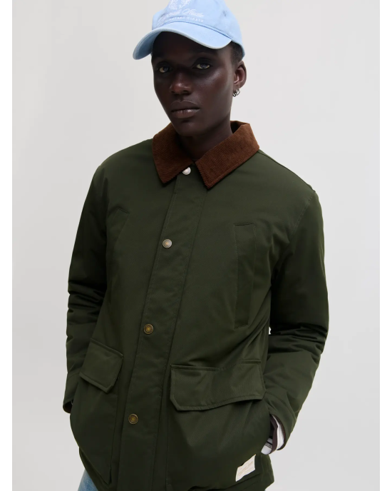 Μπουφάν Jack n Jones χακί ΜΠΟΥΦΑΝ