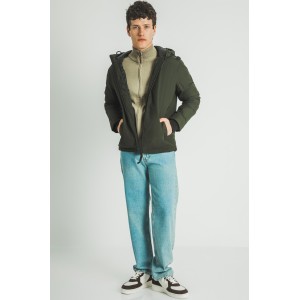 Μπουφάν Jack n Jones χακί