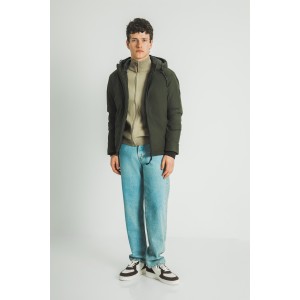Μπουφάν Jack n Jones χακί