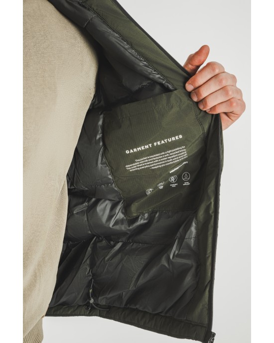 Μπουφάν Jack n Jones χακί ΜΠΟΥΦΑΝ