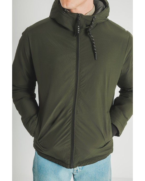 Μπουφάν Jack n Jones χακί ΜΠΟΥΦΑΝ