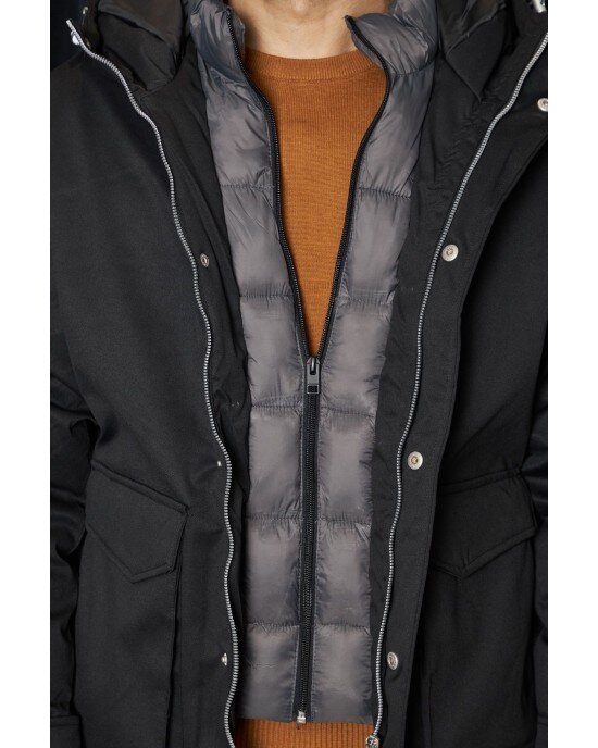 Μπουφάν Jack n Jones μαύρο ΜΠΟΥΦΑΝ Μπουφάν Jack n Jones μαύρο ΜΠΟΥΦΑΝ