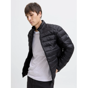 Μπουφάν Jack n Jones μαύρο Μπουφάν Jack n Jones μαύρο