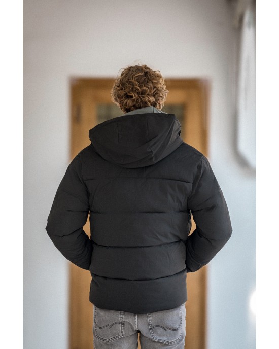 Μπουφάν Jack n Jones μαύρο ΜΠΟΥΦΑΝ