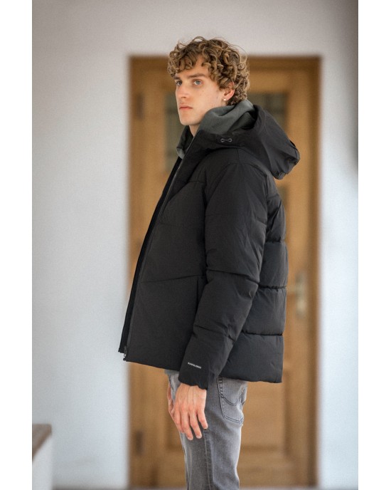 Μπουφάν Jack n Jones μαύρο ΜΠΟΥΦΑΝ