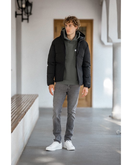 Μπουφάν Jack n Jones μαύρο ΜΠΟΥΦΑΝ