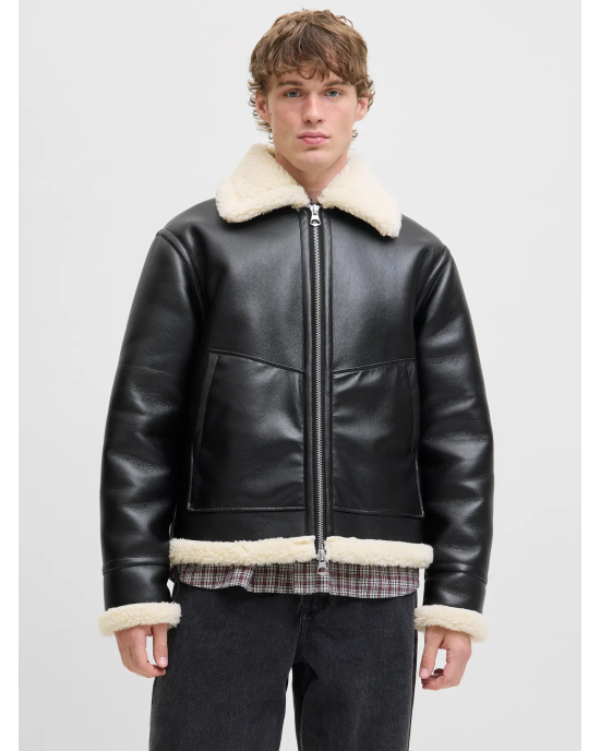 Μπουφάν Jack n Jones μαύρο ΜΠΟΥΦΑΝ