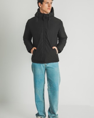 Μπουφάν Jack n Jones μαύρο