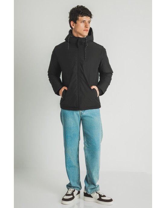 Μπουφάν Jack n Jones μαύρο ΜΠΟΥΦΑΝ