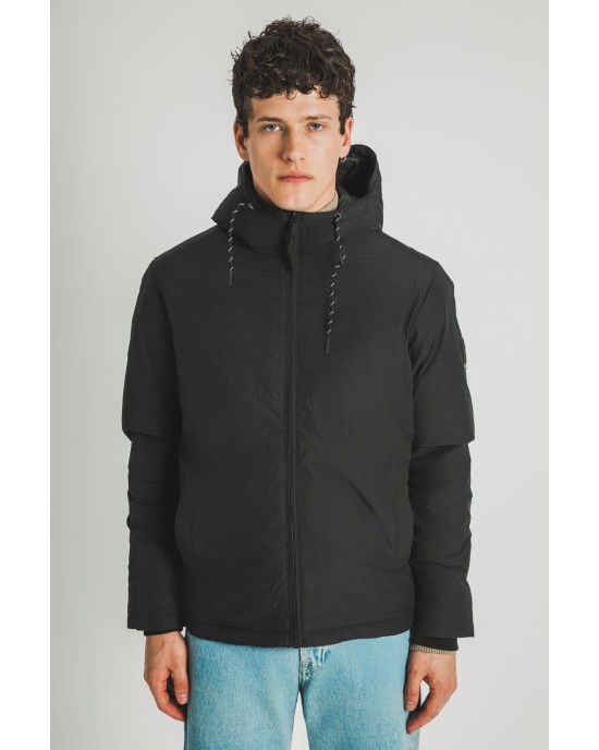 Μπουφάν Jack n Jones μαύρο ΜΠΟΥΦΑΝ