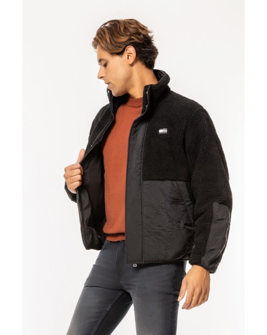 Μπουφάν Tommy Jeans μαύρο ΜΠΟΥΦΑΝ