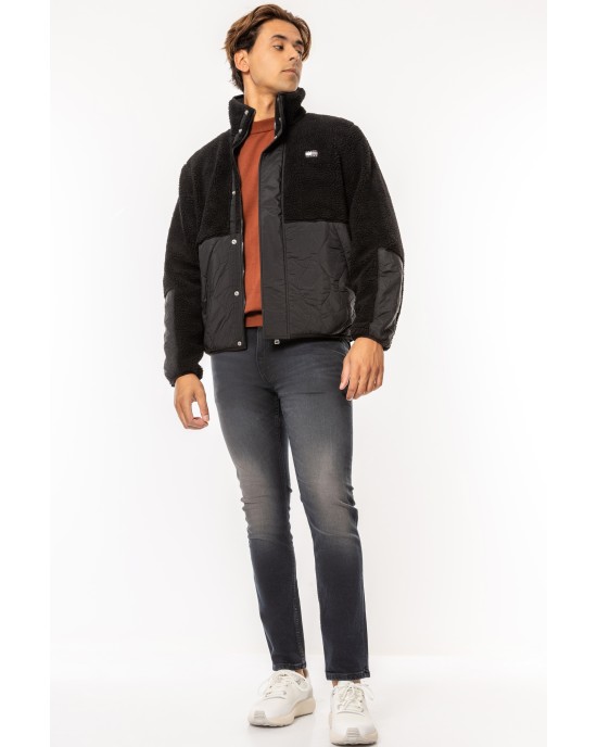 Μπουφάν Tommy Jeans μαύρο ΜΠΟΥΦΑΝ