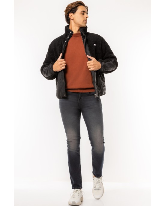 Μπουφάν Tommy Jeans μαύρο ΜΠΟΥΦΑΝ