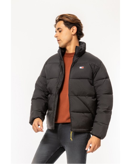Μπουφάν Tommy Jeans μαύρο ΜΠΟΥΦΑΝ