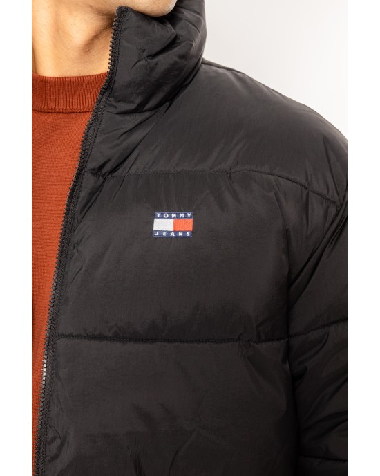 Μπουφάν Tommy Jeans μαύρο ΜΠΟΥΦΑΝ