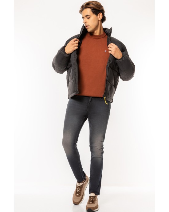 Μπουφάν Tommy Jeans μαύρο ΜΠΟΥΦΑΝ