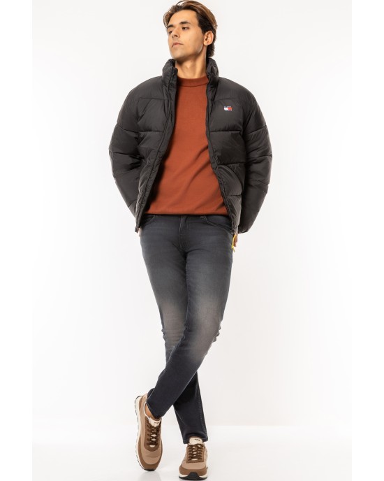 Μπουφάν Tommy Jeans μαύρο ΜΠΟΥΦΑΝ