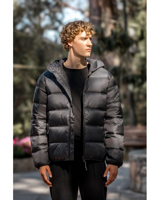 Μπουφάν Tommy Jeans μαύρο ΜΠΟΥΦΑΝ