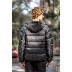 Μπουφάν Tommy Jeans μαύρο