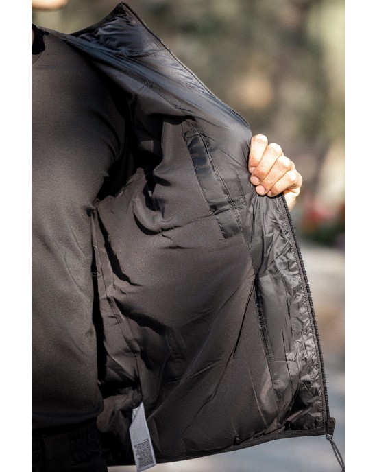 Μπουφάν Tommy Jeans μαύρο ΜΠΟΥΦΑΝ