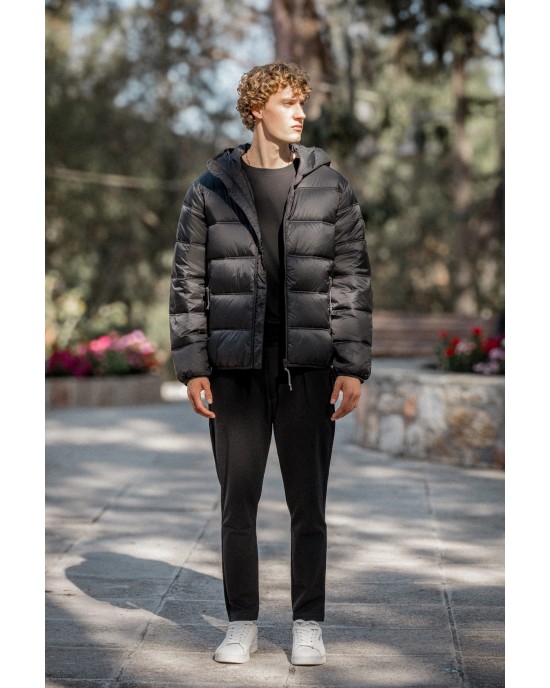 Μπουφάν Tommy Jeans μαύρο ΜΠΟΥΦΑΝ