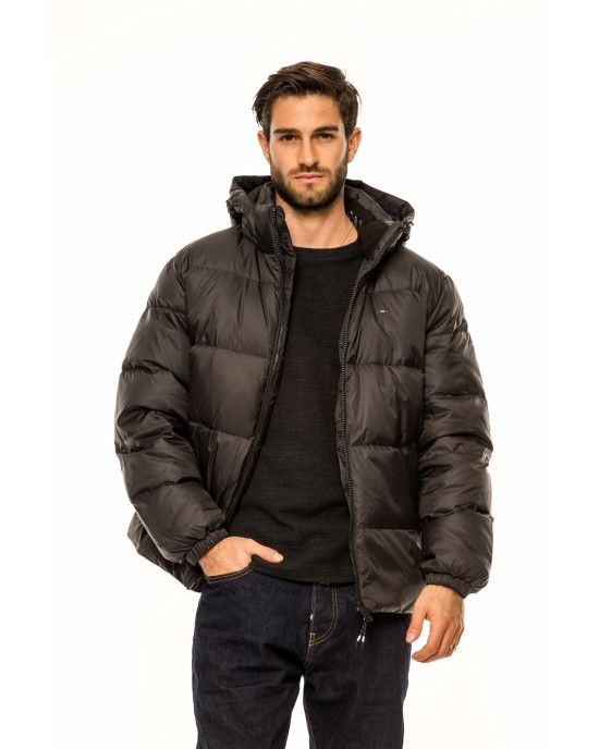 Μπουφάν Tommy Jeans μαύρο ΜΠΟΥΦΑΝ