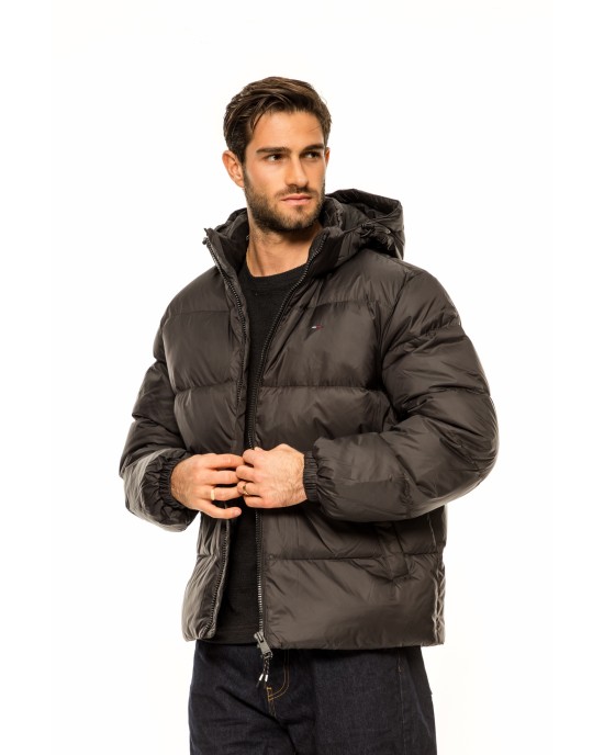 Μπουφάν Tommy Jeans μαύρο ΜΠΟΥΦΑΝ