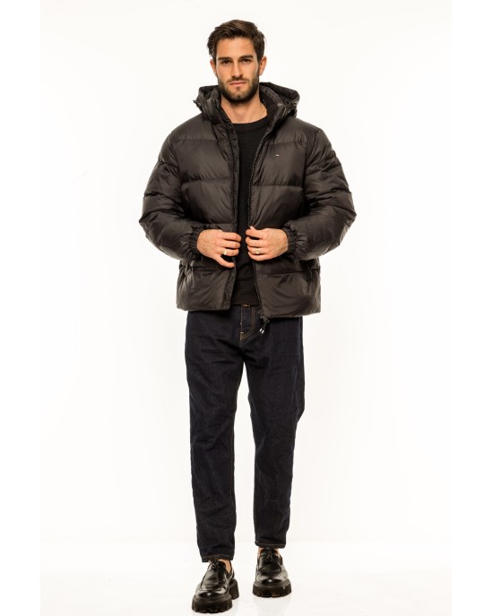 Μπουφάν Tommy Jeans μαύρο ΜΠΟΥΦΑΝ