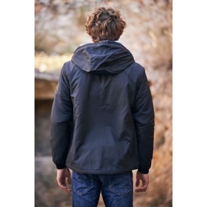 Μπουφάν Jack n Jones μαύρο