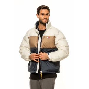 Μπουφάν Tommy Jeans εκρού Μπουφάν Tommy Jeans εκρού