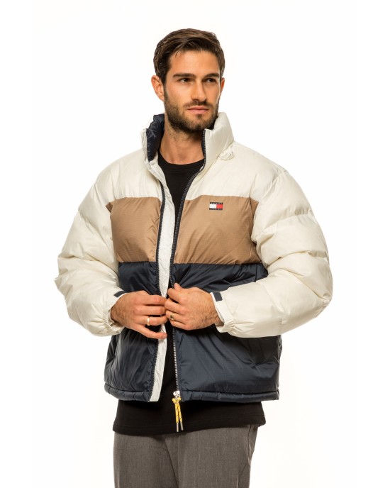 Μπουφάν Tommy Jeans εκρού ΜΠΟΥΦΑΝ Μπουφάν Tommy Jeans εκρού ΜΠΟΥΦΑΝ