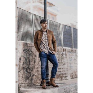 Μπουφάν JACK n JONES καφέ