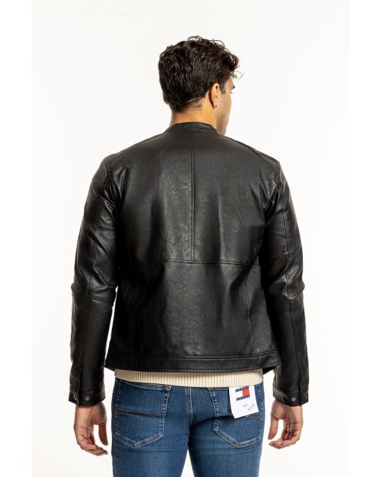 Μπουφάν JACK n JONES μαύρο ΜΠΟΥΦΑΝ