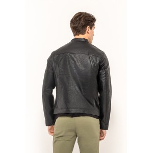 Μπουφάν JACK n JONES μαύρο