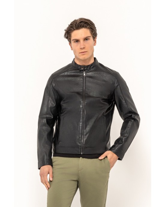 Μπουφάν JACK n JONES μαύρο ΜΠΟΥΦΑΝ
