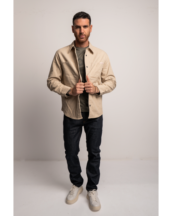 Ανοιξιάτικο Μπουφάν Calvin Klein μπεζ ΑΝΟΙΞΙΑΤΙΚΑ ΜΠΟΥΦΑΝ