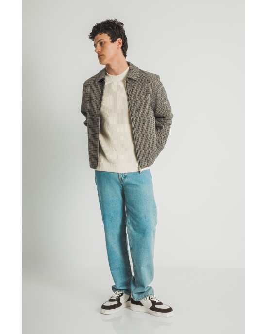 Τζάκετ Jack&Jones καρό ΑΝΟΙΞΙΑΤΙΚΑ ΜΠΟΥΦΑΝ