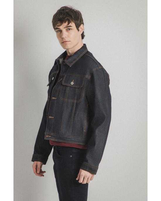 Μπουφάν Jack n Jones μπλε ΑΝΟΙΞΙΑΤΙΚΑ ΜΠΟΥΦΑΝ